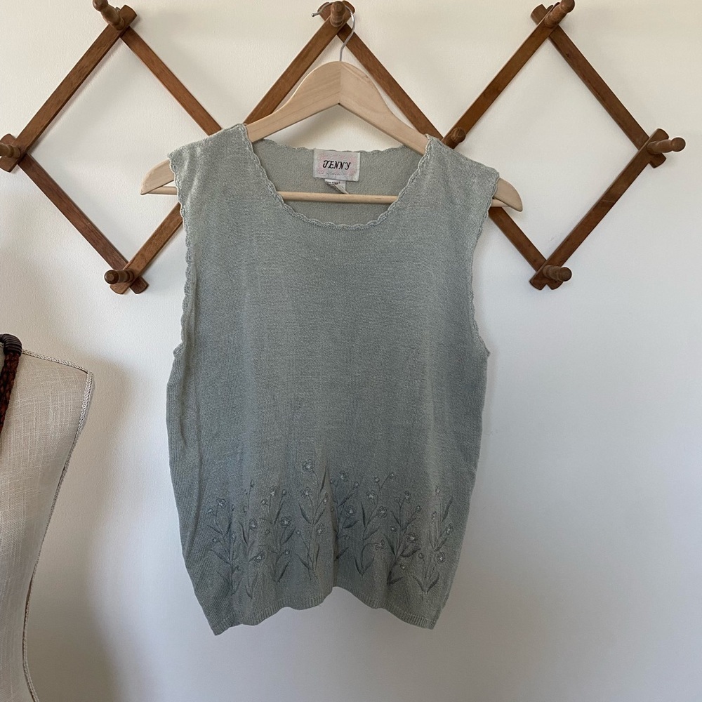 💫Vintage | Jenny Embroidered Tank
